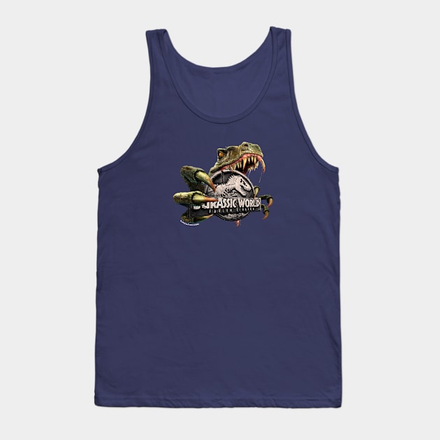 Jurassic World Fallen kingdom. Birthday party gifts. Officially licensed merch. Perfect present for mom mother dad father friend him or her Tank Top by SerenityByAlex